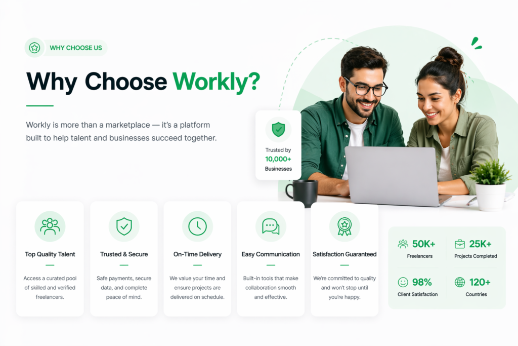 Trusted freelance platform for clients and freelancers