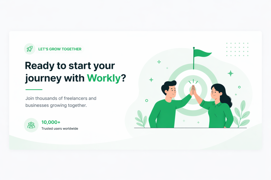 start your journey with workly