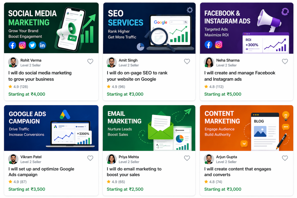Advertise your business online with our freelancers
